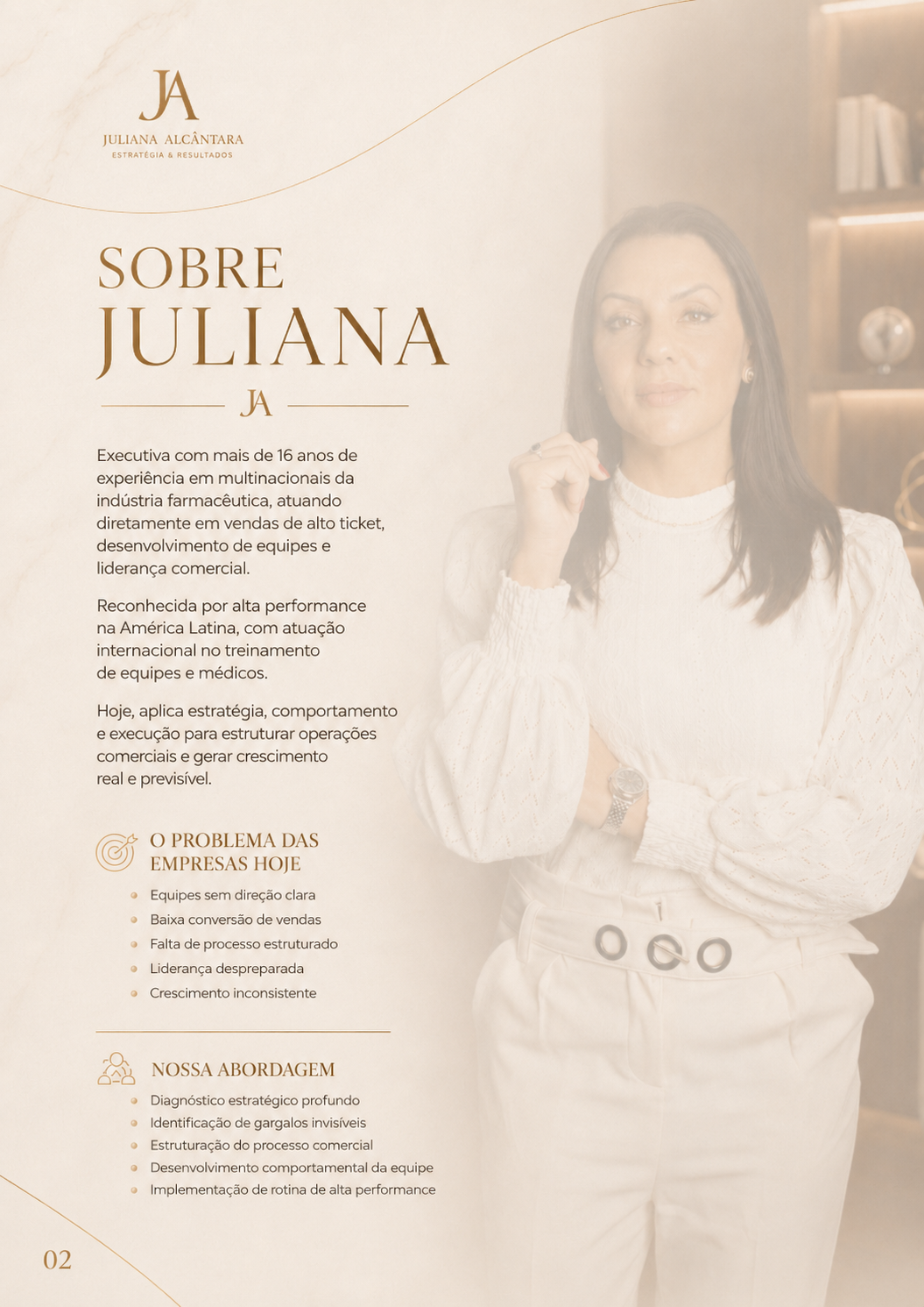 Juliana Alcântara em sessão de consultoria